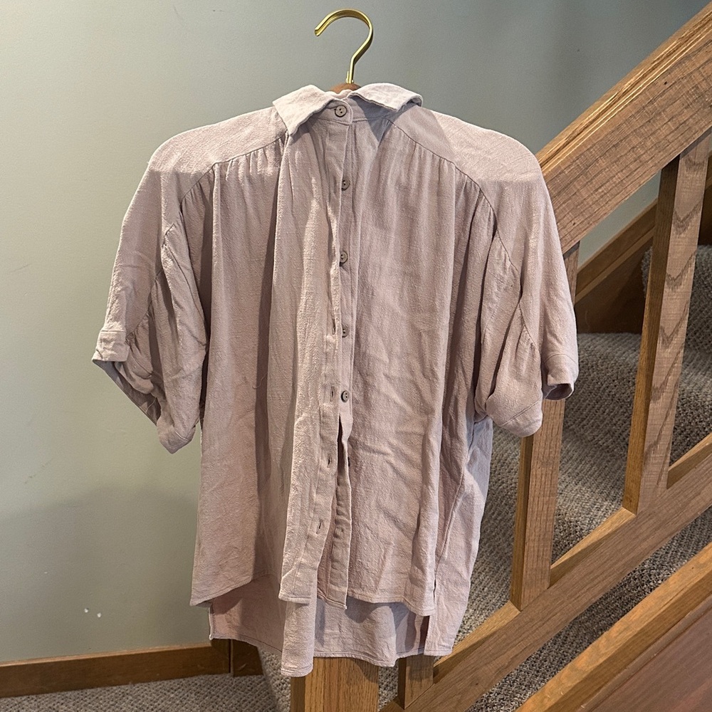 Zenana Outfitters Women's Blouse in Light Brown